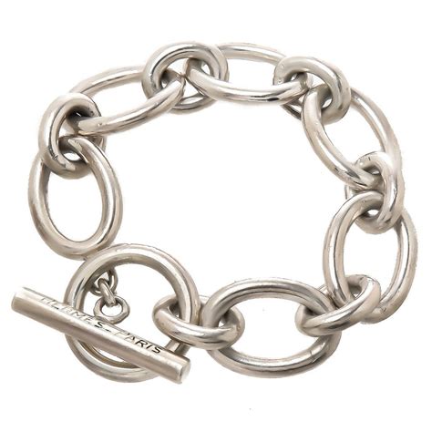 hermes silver bracelets for women.